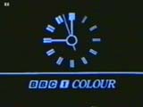 A shot of the BBC 1 clock taken in 1973 (4K)