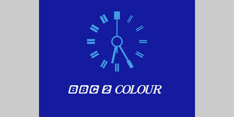 BBC 2 Colour clock with no horizontal dividing line